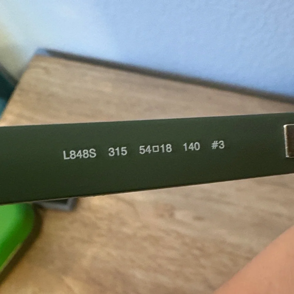 Lacoste Dark Green Sunglasses with Case